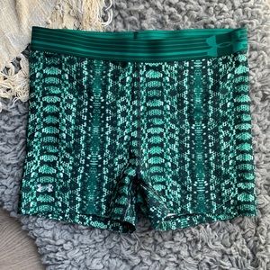 Under Armor - high waist animal print active shorts